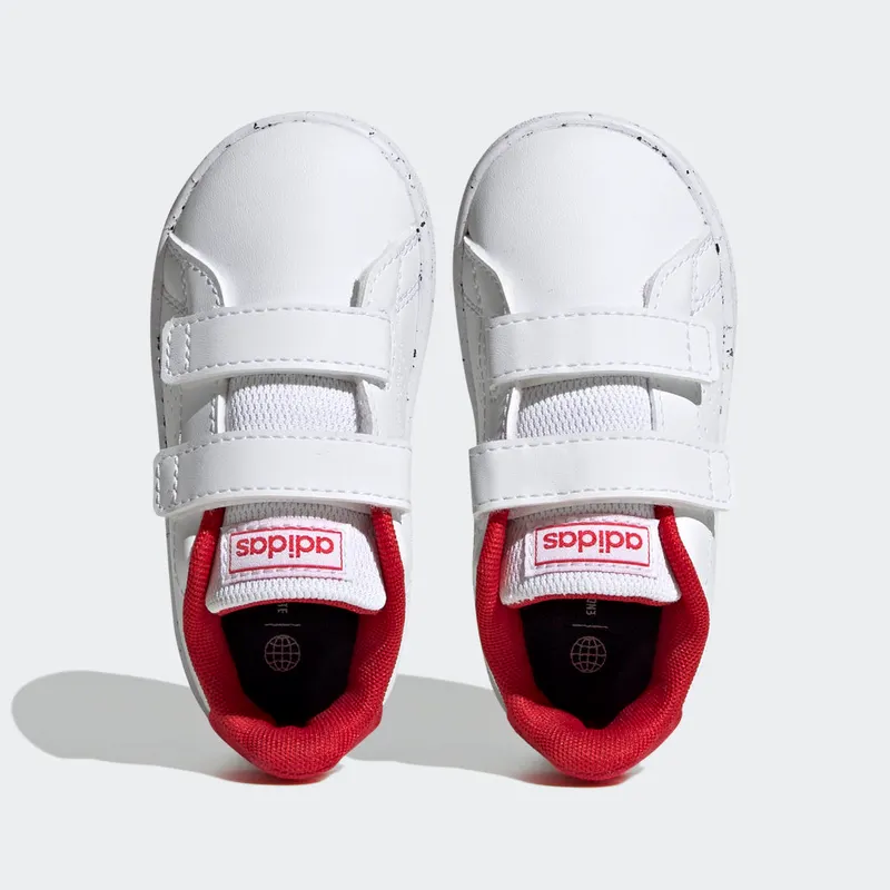 Adidas Advantage Lifestyle Court Two Hook-and-Loop Cloud White / Cloud White / Better Scarlet (H06216)