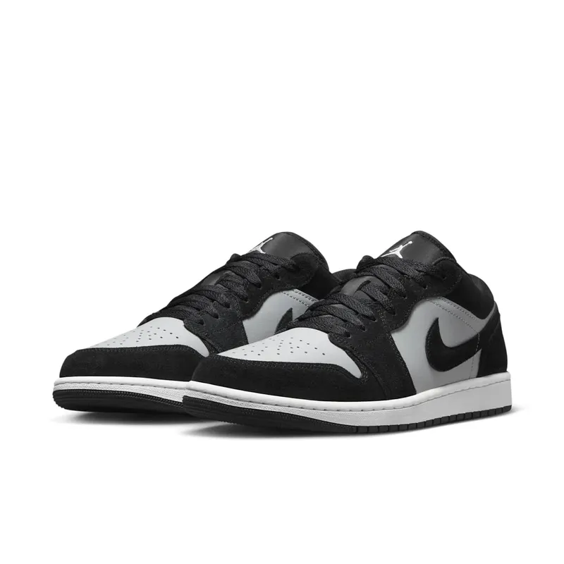 Jordan 1 Low Black Light Smoke Grey – “Black / Light Smoke Grey / White” (553558-048)