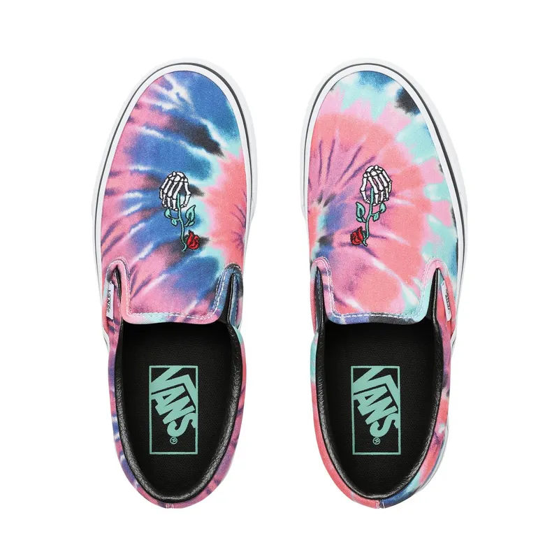 VANS Tie Dye Slip-on Shoes (Multicolour)