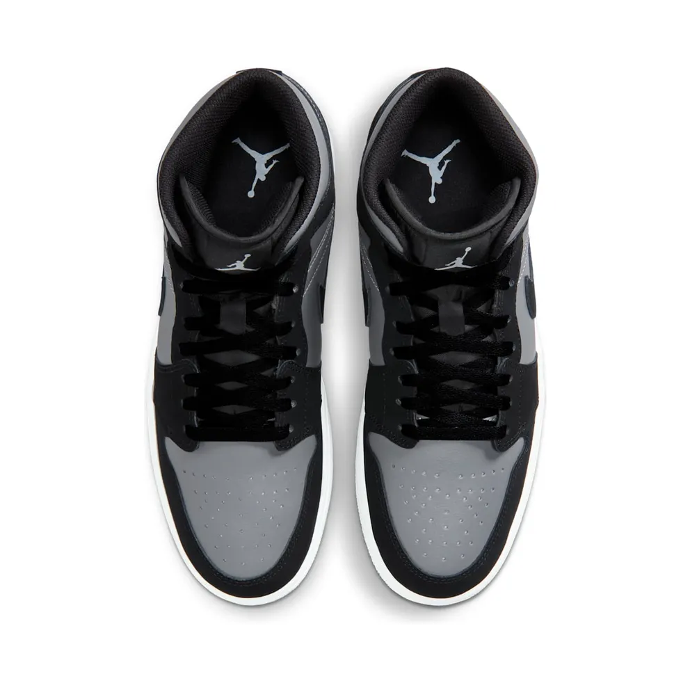 Nike Air Jordan 1 Mid “Black / Cool Grey / Light Armoury Blue” (IU7672-001)