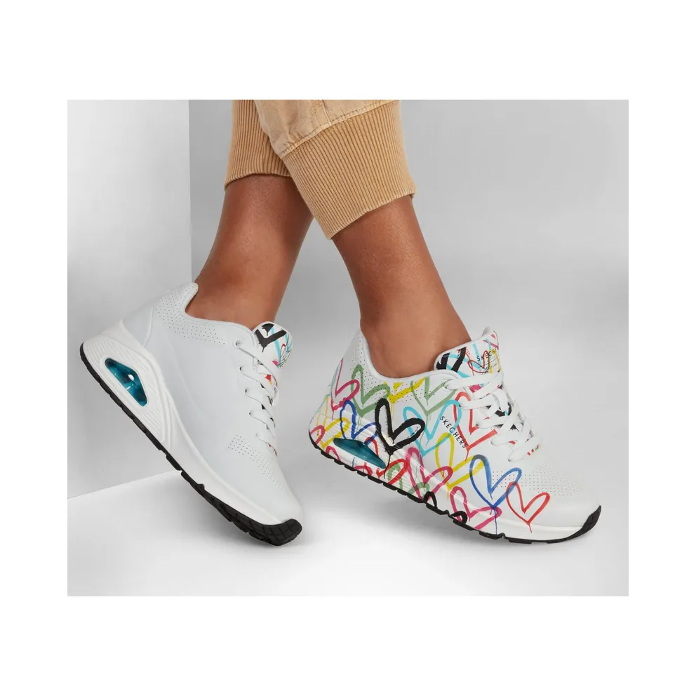 Skechers x JGoldcrown: UNO – Spread the Love Sneaker White