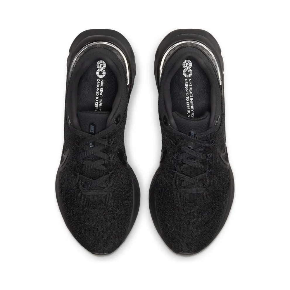 Nike React Infinity Run Flyknit 3 Road Running Black (DH5392-005)
