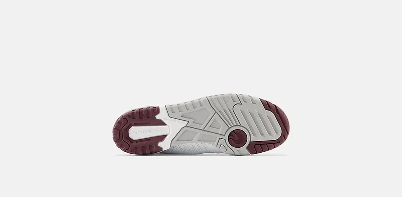 New Balance 650 White Burgundy Raincloud (BB650RCH)