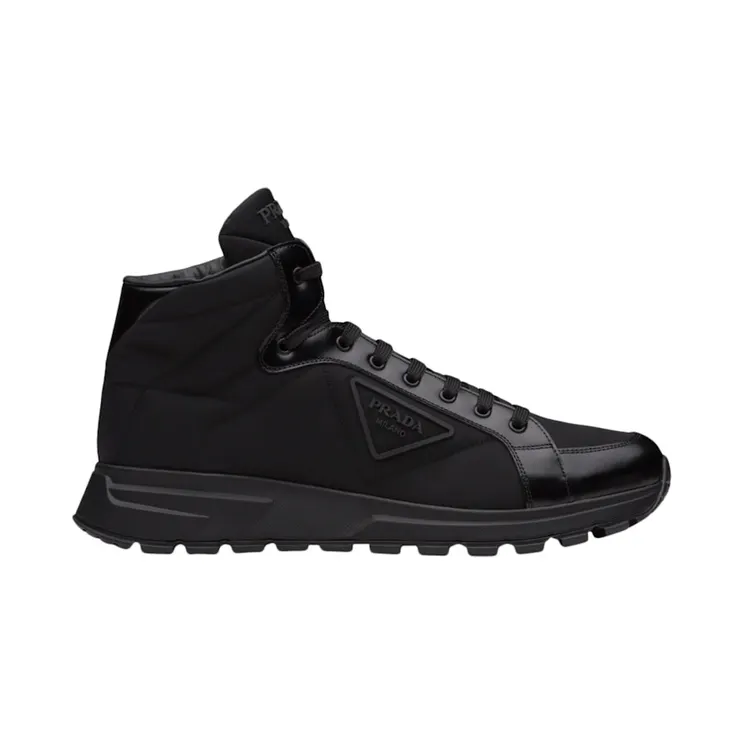 Prada PRAX 01 High Top Re-Nylon and Brushed Leather Black (4T3592_3LF5_F0002)