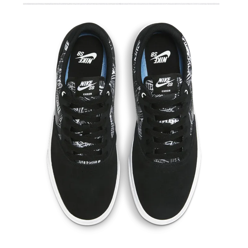Nike SB Chron Solarsoft Premium Black Black/White/Black (CK0980-004)