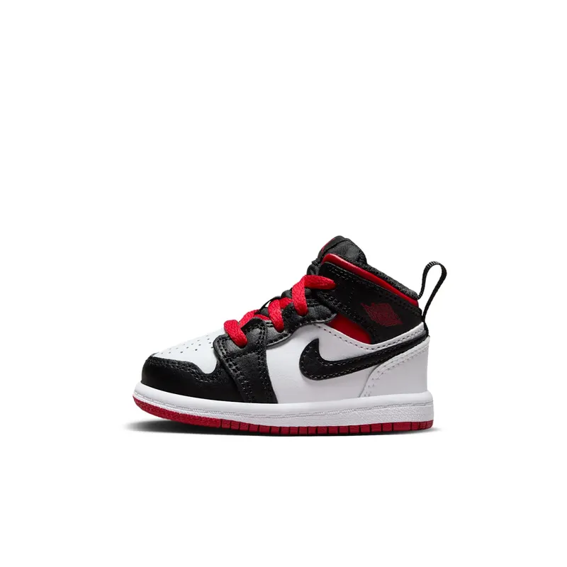 Jordan 1 Mid TD “White / Black / Gym Red” (DQ8425-106)