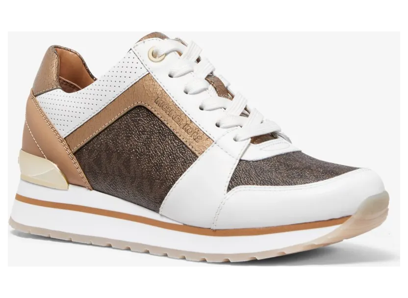 Michael Kors Sneaker Billie Op Wht/braun (43T9BIFS1L)
