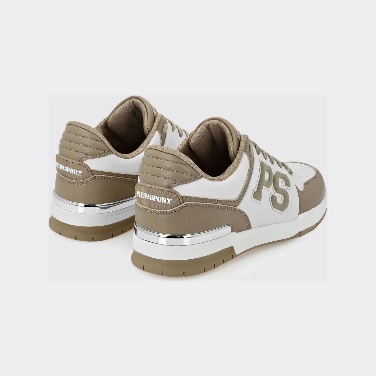 Plein Sport Leather Sneakers Brown (SAESUSC0737STE003N04) (2)