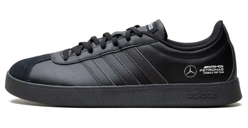 Adidas VL Court “Mercedes-AMG Petronas Formula One Team Core Black” (JR1067)