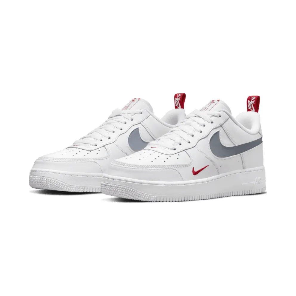 Nike Air Force 1 Low Reflective Swoosh White University Red (DO6709-100)