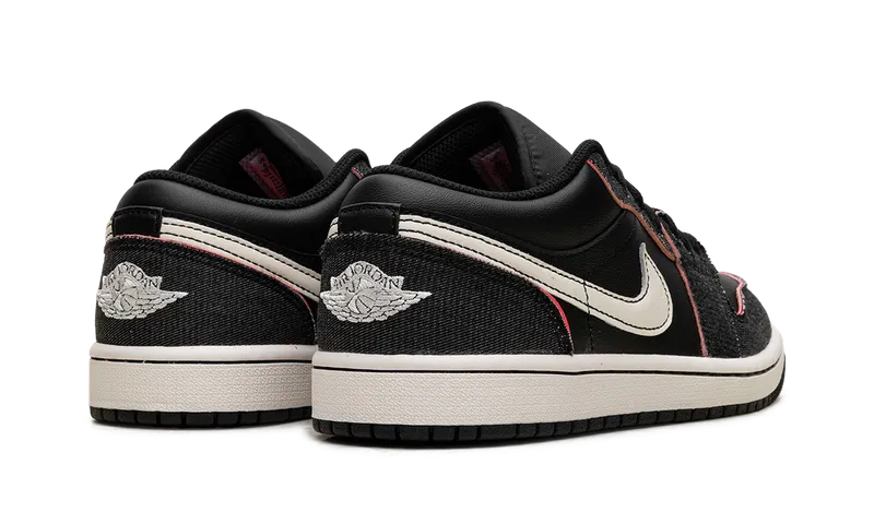 Air Jordan 1 Low SE “Black/Black/Racer Pink/Pale Ivory” (IR0842-010)