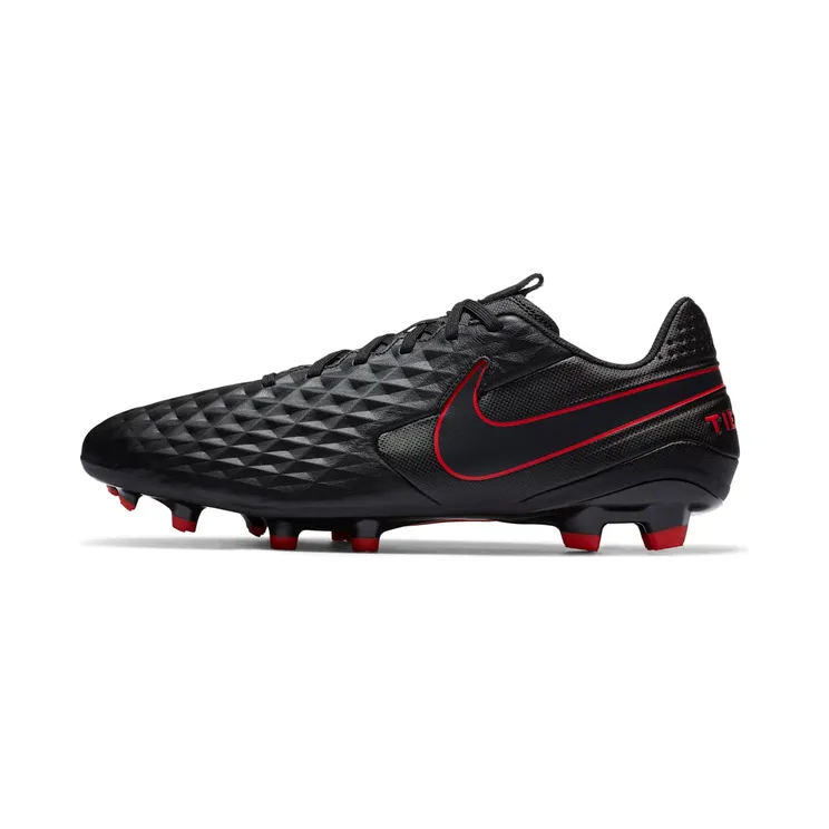 Nike Tiempo Legend 8 Academy MG “Black / Chile Red / Dark Smoke Grey” (AT5292-060)