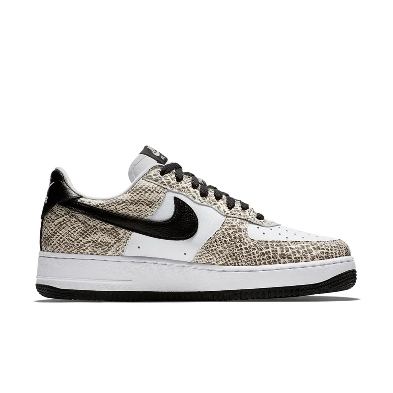 Nike Air Force 1 Low Retro Cocoa Snake (2018) True White/Black-Cocoa (845053-104)