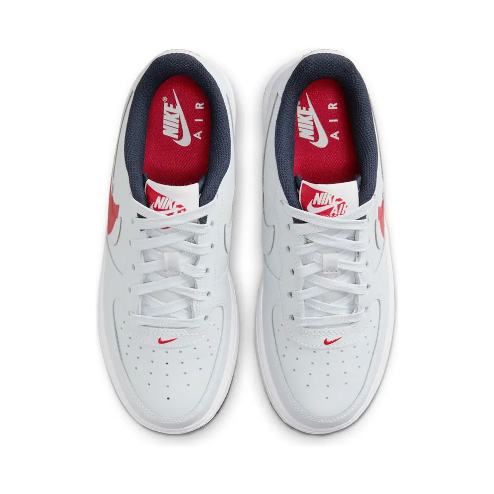 Nike Air Force 1 Low LV8 4 Pure Platinum University Red Obsidian (FQ4118-001)