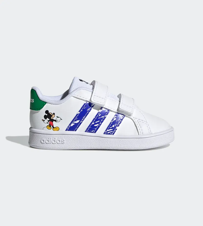 adidas adidas x Disney Minnie Mouse Grand Court Cloud White / Sonic Ink / Green (GZ3317)