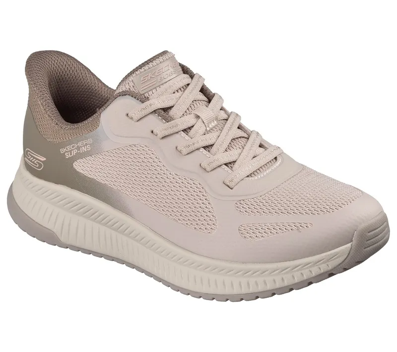 Skechers Slip-ins: BOBS Squad 4 – Staple Look Sneaker Taupe
