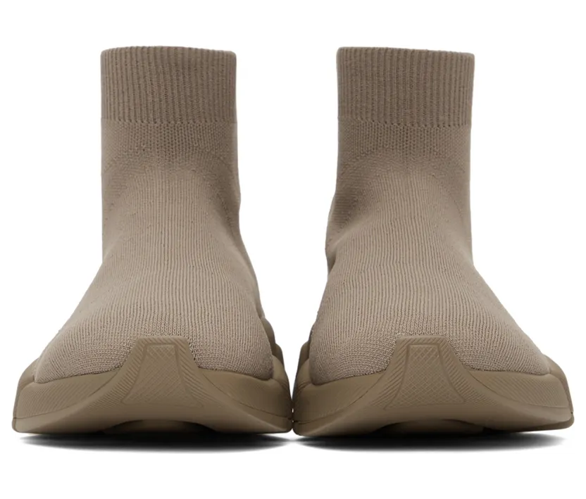 Balenciaga Taupe Speed 2.0 Sneakers (617239-W2DB1-9911) (2)