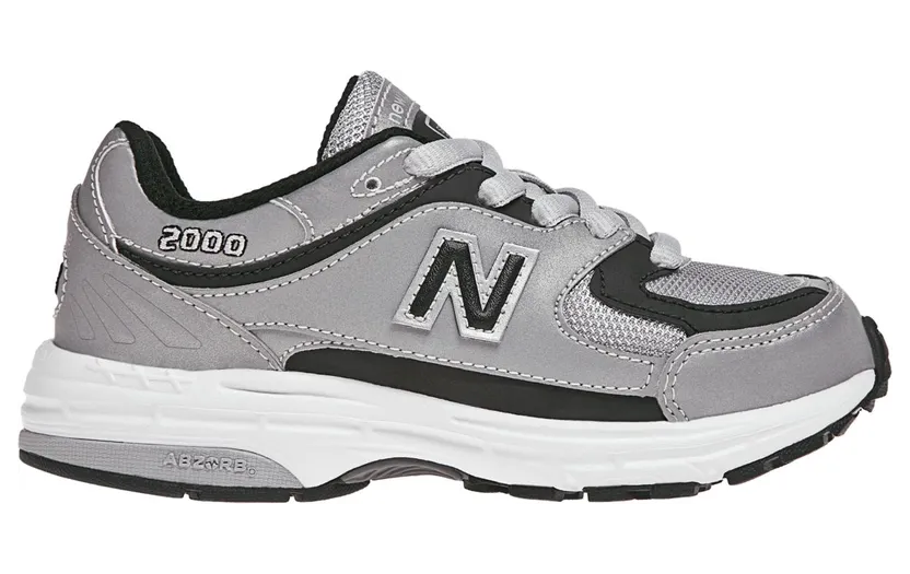 New Balance Running Course K2000 PS “Metallic Silver / Black” (K2000-SRP)
