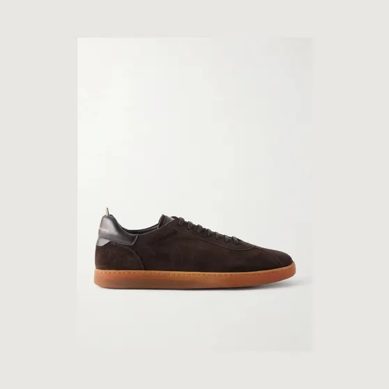Officine Creative Ginnasio 003 Suede Sneakers Dark brown (OCUHALO003-CVCOM00000LC189)