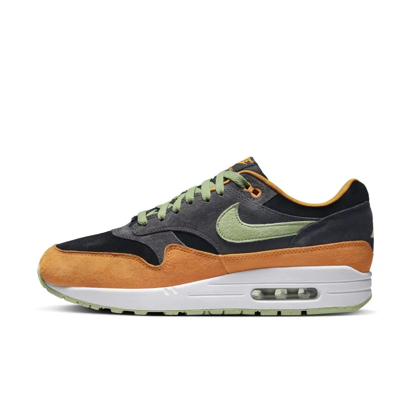 Nike Air Max 1 Premium Anthracite/Black/Kumquat/Honeydew (DZ0482-001)