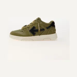 Off-White Out Of Office “Olive Green – Black” (OBIA011F24LEA0015410)