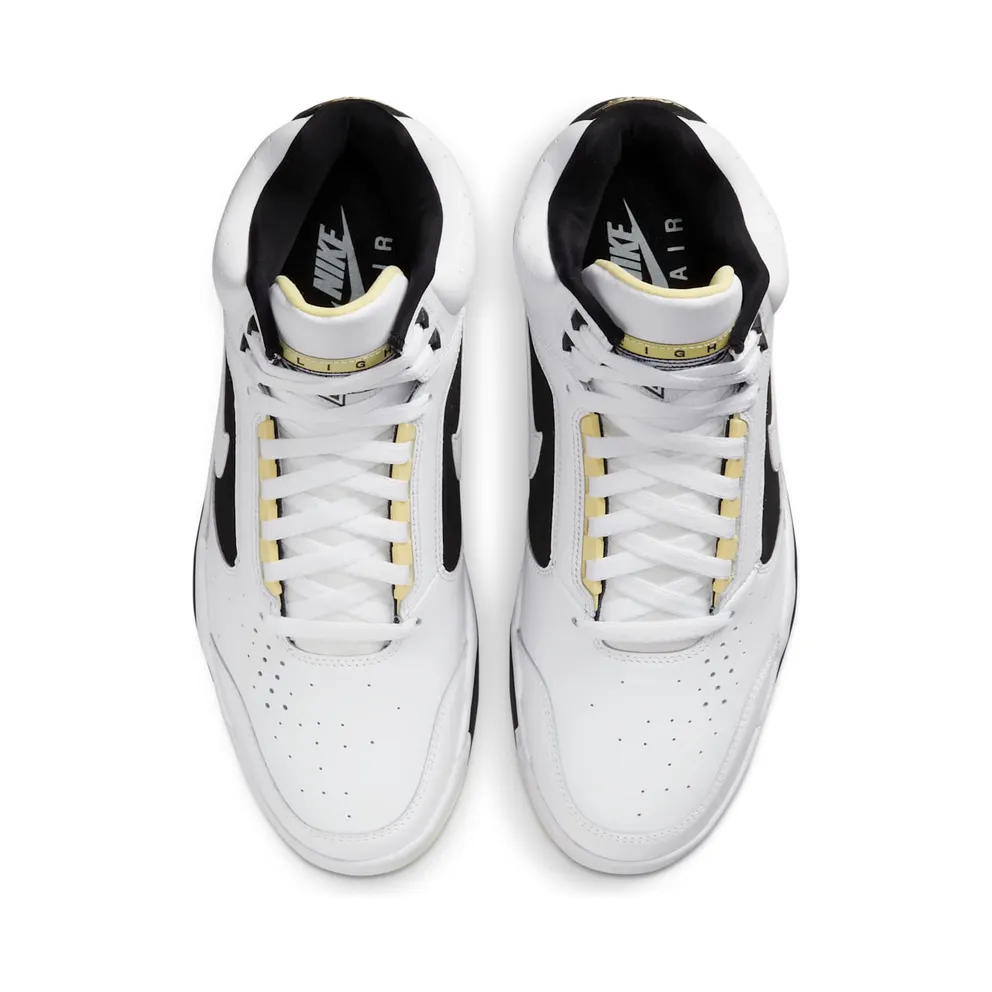 Nike Air Flight Lite Mid “White Lemon Black White” (DV0824-100)