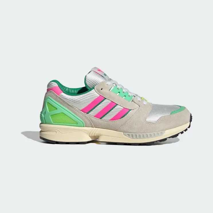 adidas ZX 8000 “Off White / Lucid Pink / Semi Court Green” (KI4726)