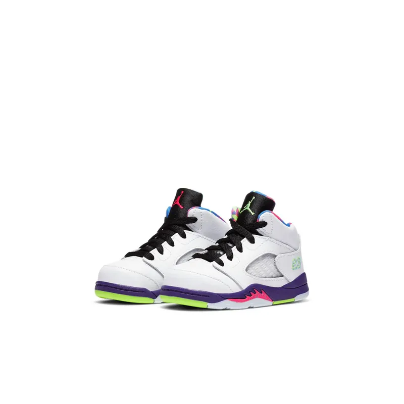 Jordan 5 Retro Alternate Bel-Air (TD) White/Court Purple-Racer Pink-Ghost Green (DB3025-100)