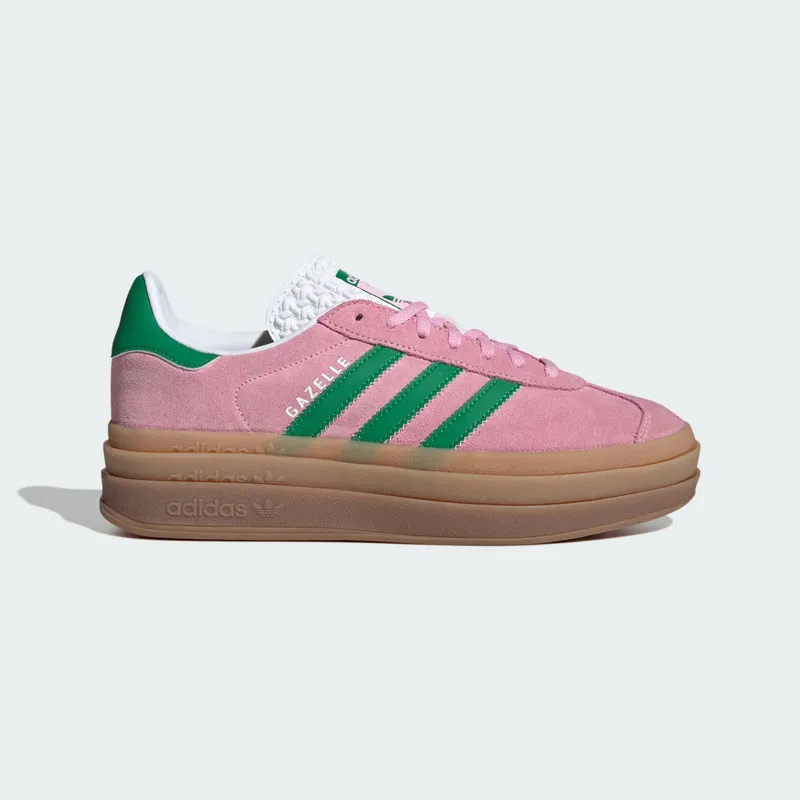 adidas Gazelle Bold True Pink / Green / Cloud White (IE0420)