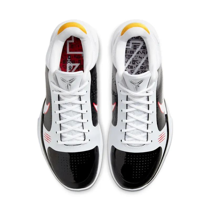 Nike Kobe 5 Protro Bruce Lee Alternate White/Black-University Red-Varsity Maize (CD4991-101)