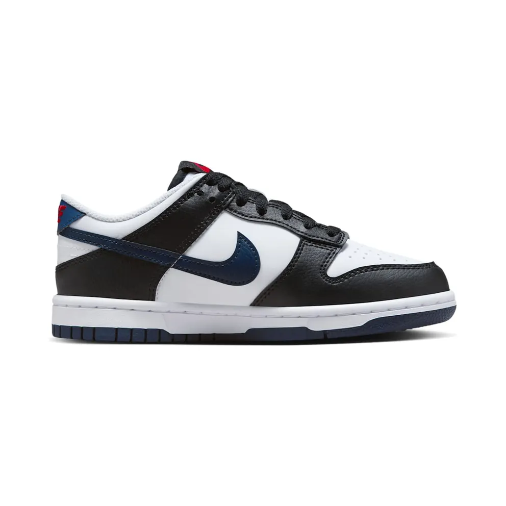 Nike Dunk Low “Black / White / University Red / Midnight Navy” (HJ9202-001)