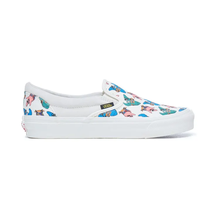 Vans Slip-On Spongebob White