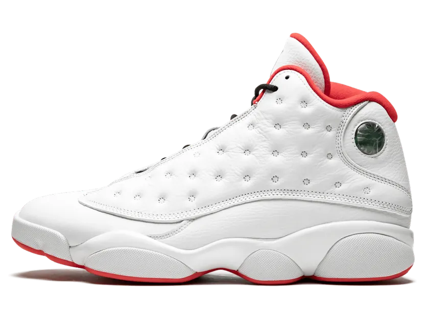 Air Jordan 13 Retro History of Flight – “White / Metallic Silver / University Red” (414571-103)