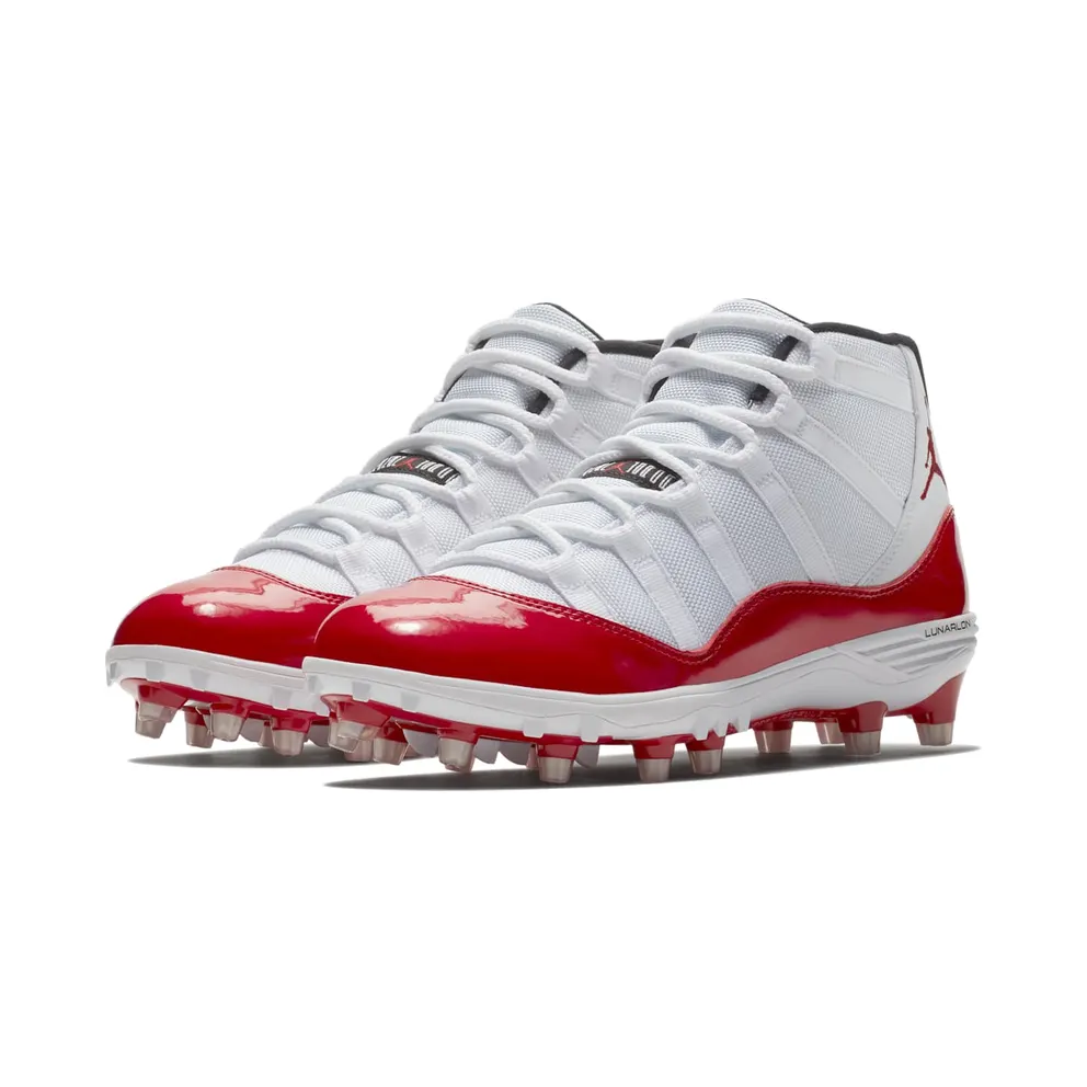 Jordan 11 Retro Cleat White Red White/Gym Red-Gym Red-Black (AO1561-101)