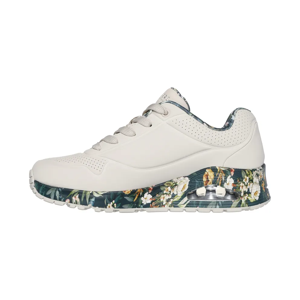 Skechers Uno – Majestic Garden – Natuurlijk / Multi – “Beige” (155583 NTMT)