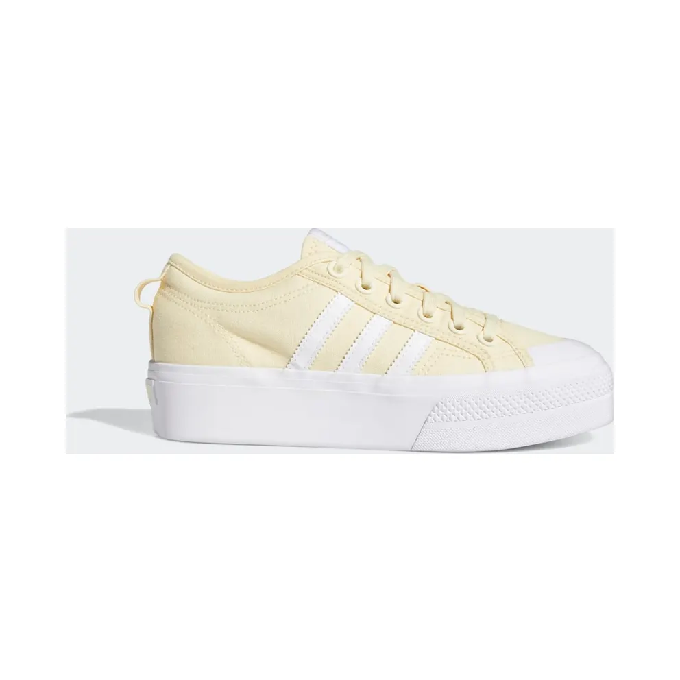 adidas Nizza Platform Schuh Sand / Cloud White / Cloud White (GZ8856)