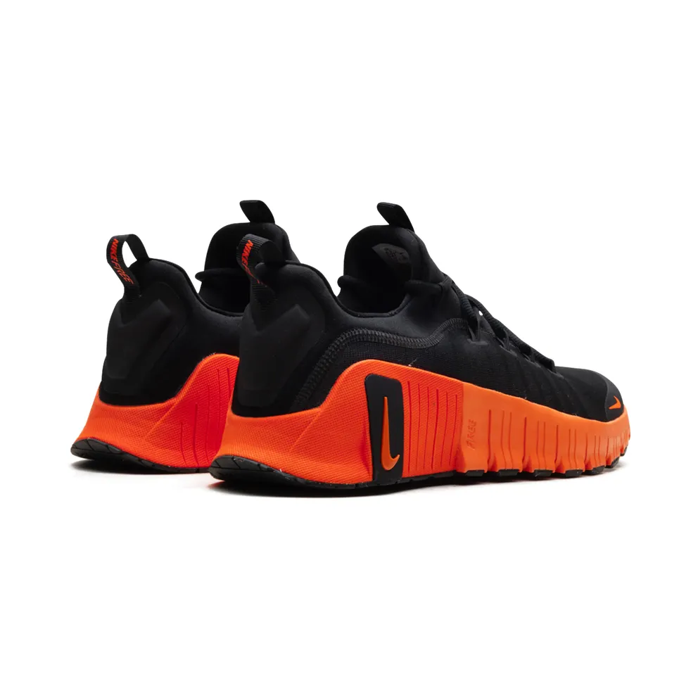 Nike Free Metcon 6 “Black Hyper Orange Hyper Crimson” (FJ7127-004)