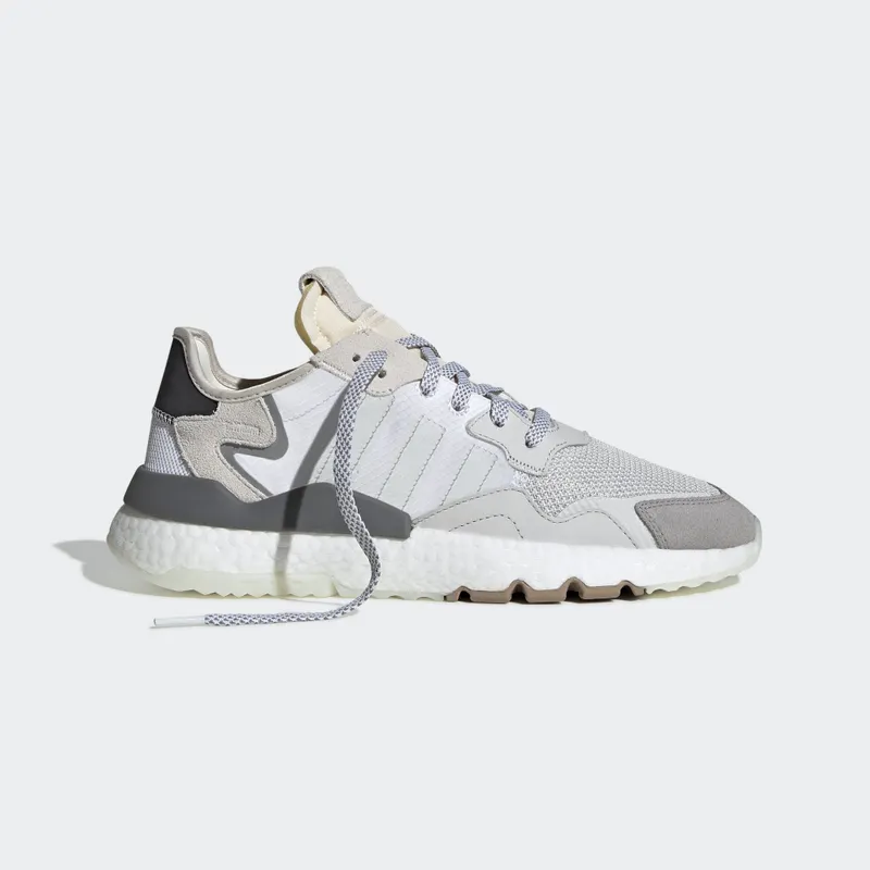 adidas Nite Jogger White Grey Footwear White/Crystal White/Core Black (CG5950)
