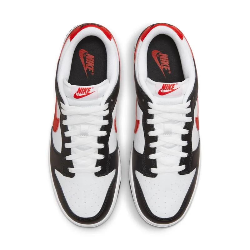 Nike Dunk Low Retro “Red Swoosh Panda” (FB3354-001)