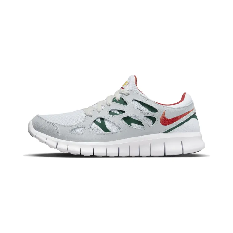 Nike Free Run 2 Grey Cinnabar Gorge Green (537732-102)