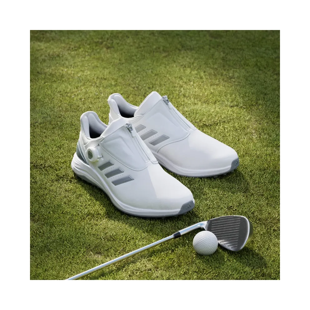 adidas Solarmotion BOA 24 Spikeless Golf Cloud White Silver Metallic Blue Burst (IF0284)
