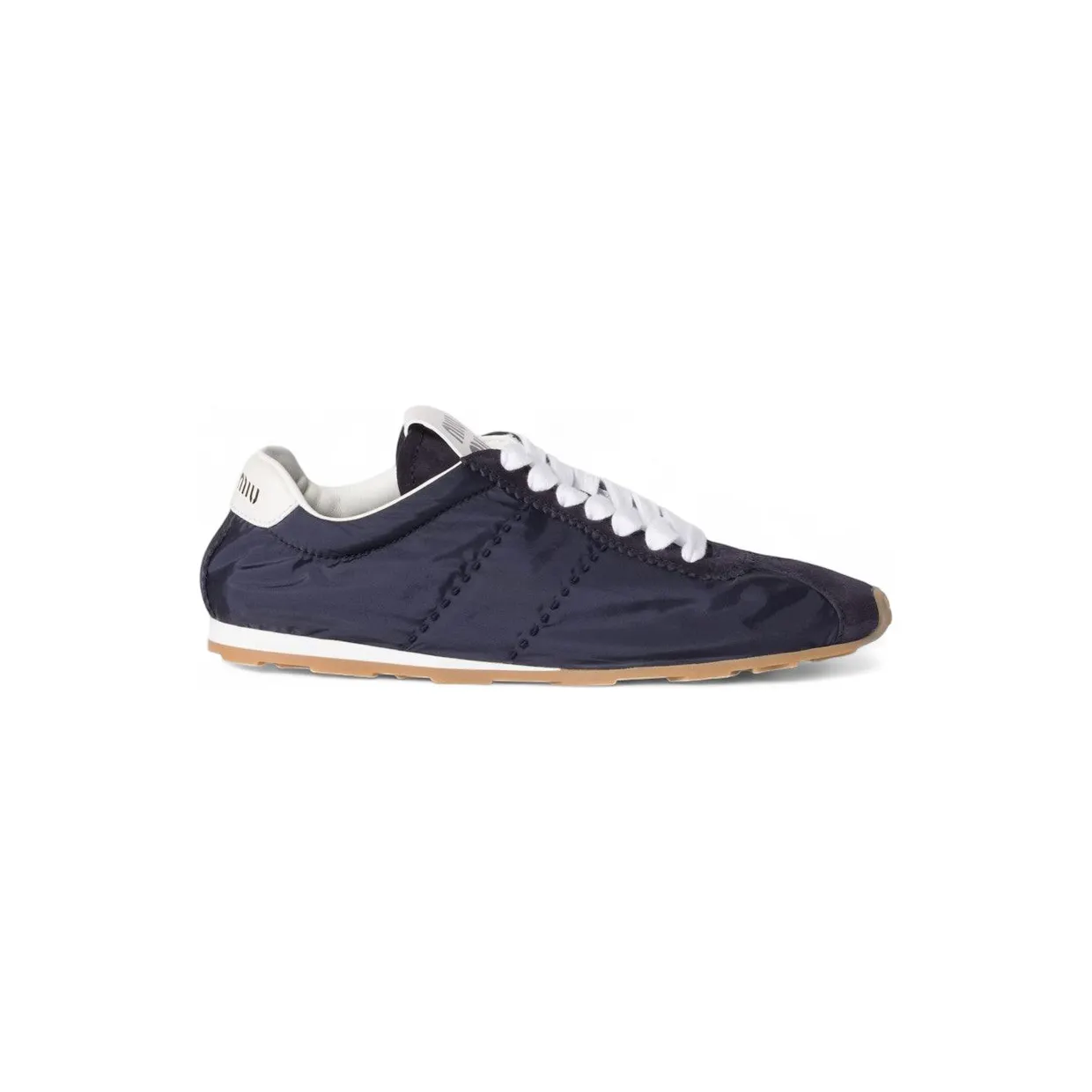 Miu Plume Navy Technical Fabric Gum (5E114E-D7C-F0008)