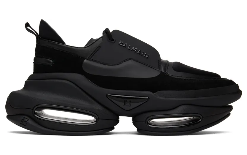 Balmain Black B-Bold Sneakers (XM1VI277TPNS)