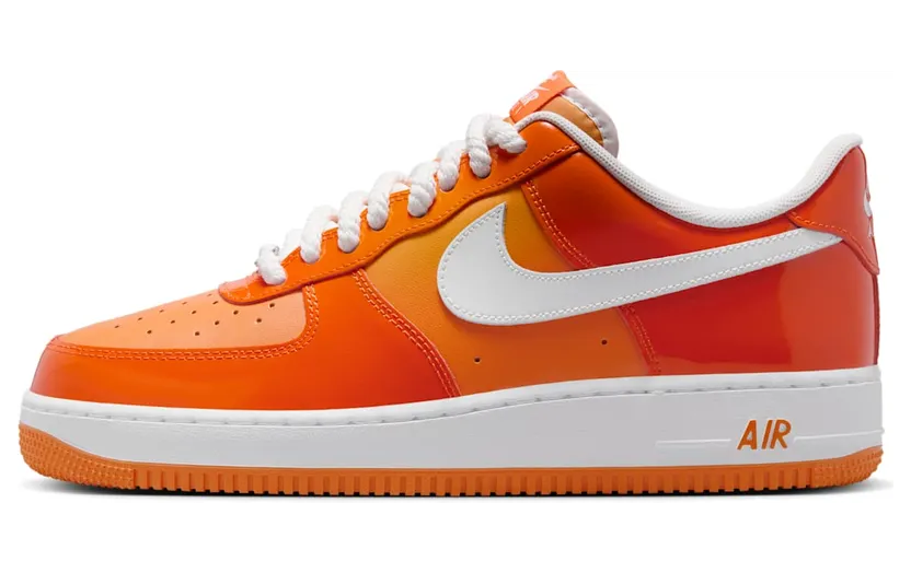 Nike Air Force 1 Low ’07 “Orange White Patent” (HV9405-800)