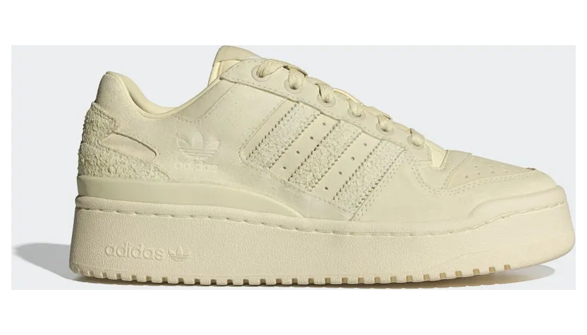 adidas Forum Bold Stripes Shoes Yellow / White / Cloud White (ID3154)