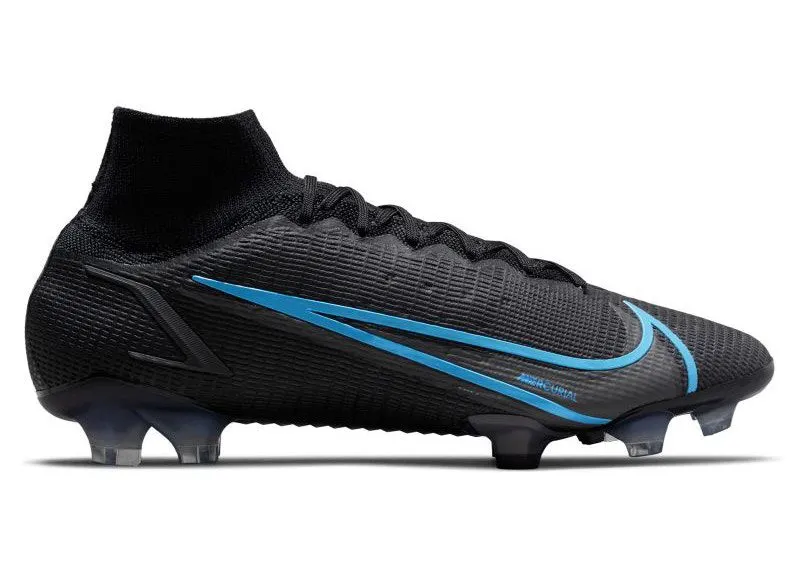Nike Mercurial Superfly 8 Elite FG Black Light Blue (CV0958-004)