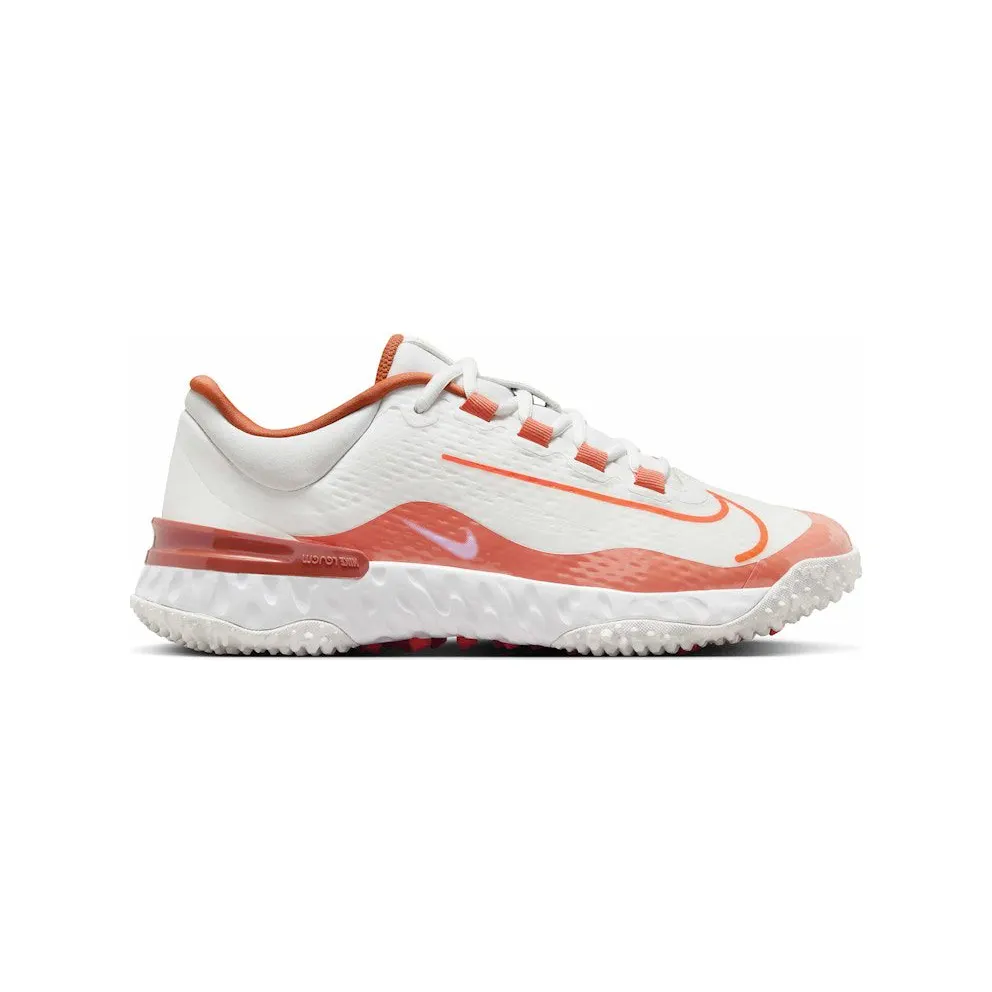 Nike Alpha Huarache Elite 4 Turf Summit White Light Wild Mango Vintage Coral Hyper Crimson (FD2746-101)
