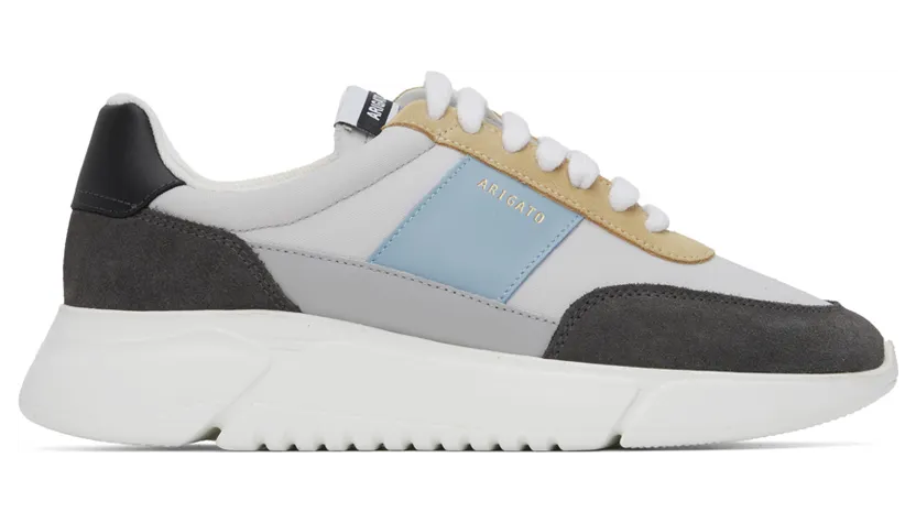 Axel Arigato Gray & Blue Genesis Vintage Sneakers (F0084083)