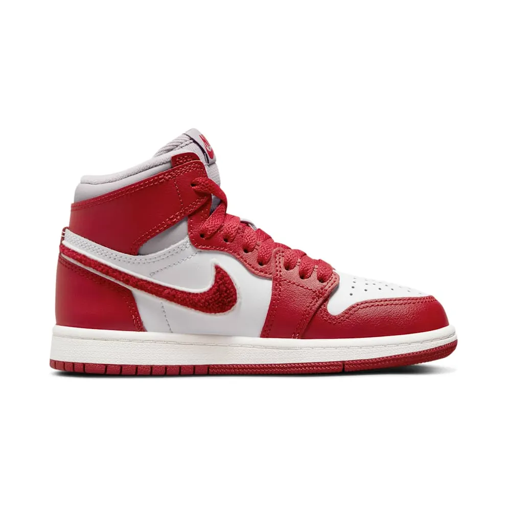 Nike Jordan Kids White & Red Jordan 1 Retro High OG Little Kids (CU0449-061)
