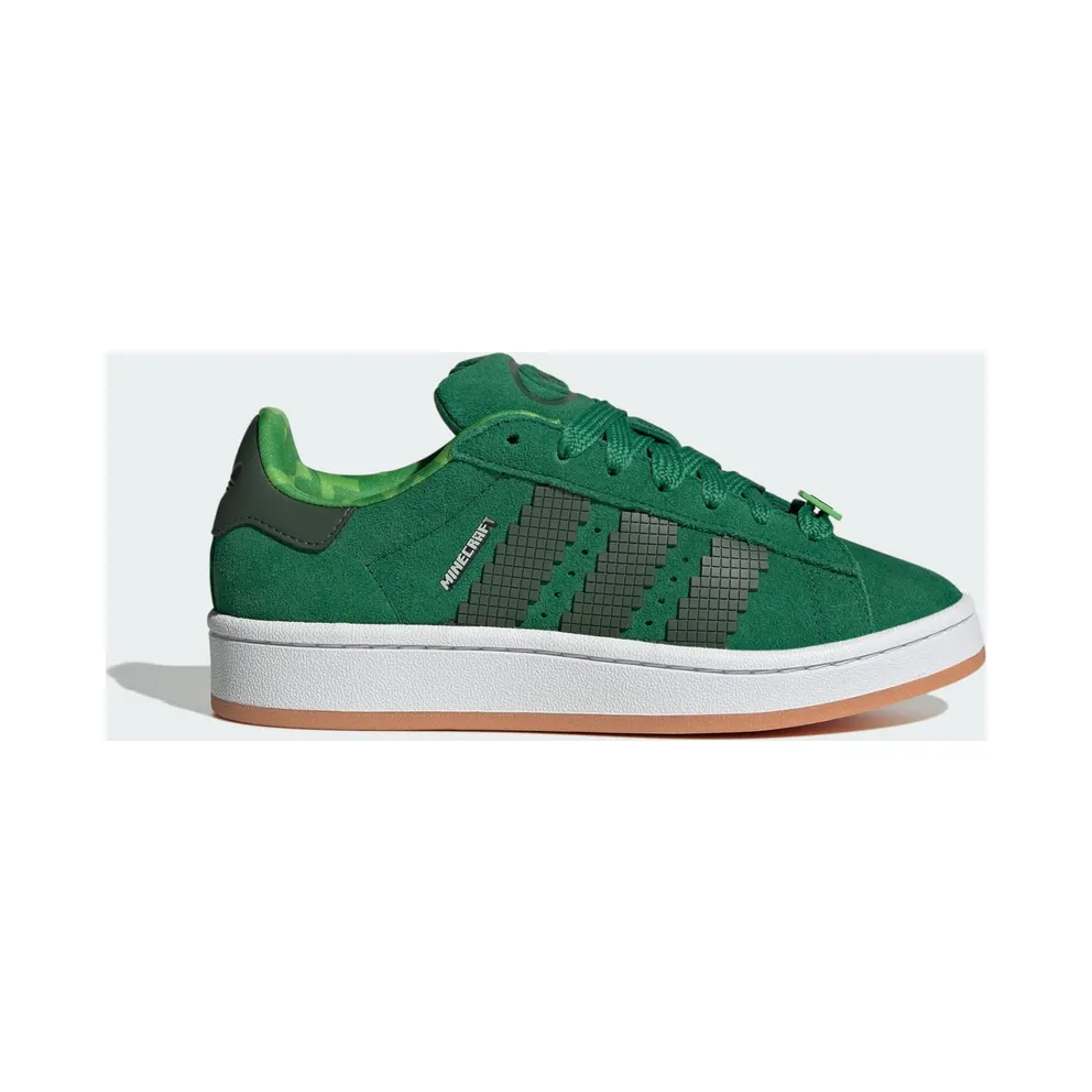 Adidas Campus 00s x Minecraft Kids Green / Core Black / Gum (JS3778)